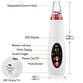 Blackhead Remover Tools | Electric Derma suction Machine | USB Rechargeable Acne Pimple Pore Cleaner Vacuum tool | Facial Cleanser Device for Nose & Skin Care
